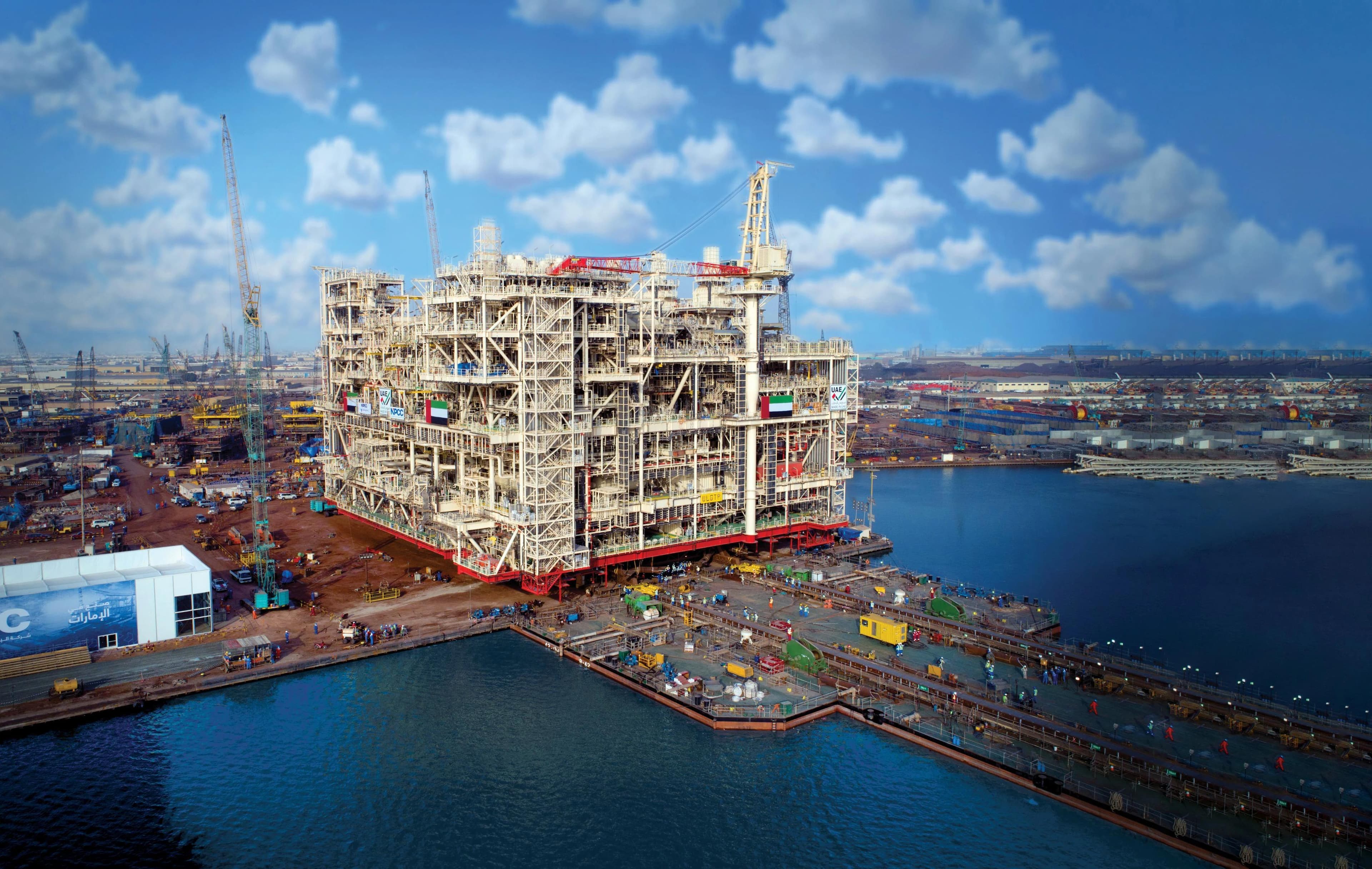 Mussafah Yard offshore structure
